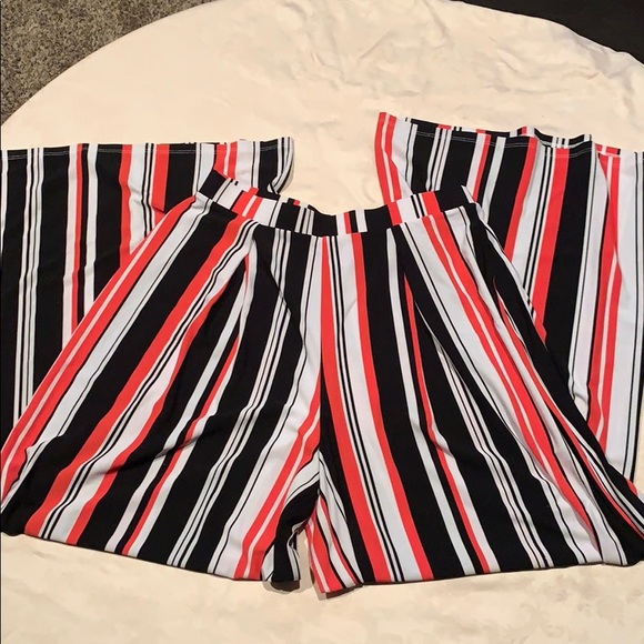 BAR III wide leg stripe print pants - Picture 2 of 4